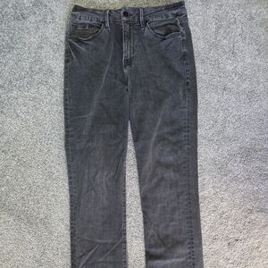 Frame Denim Dark Gray Straight Leg Jeans